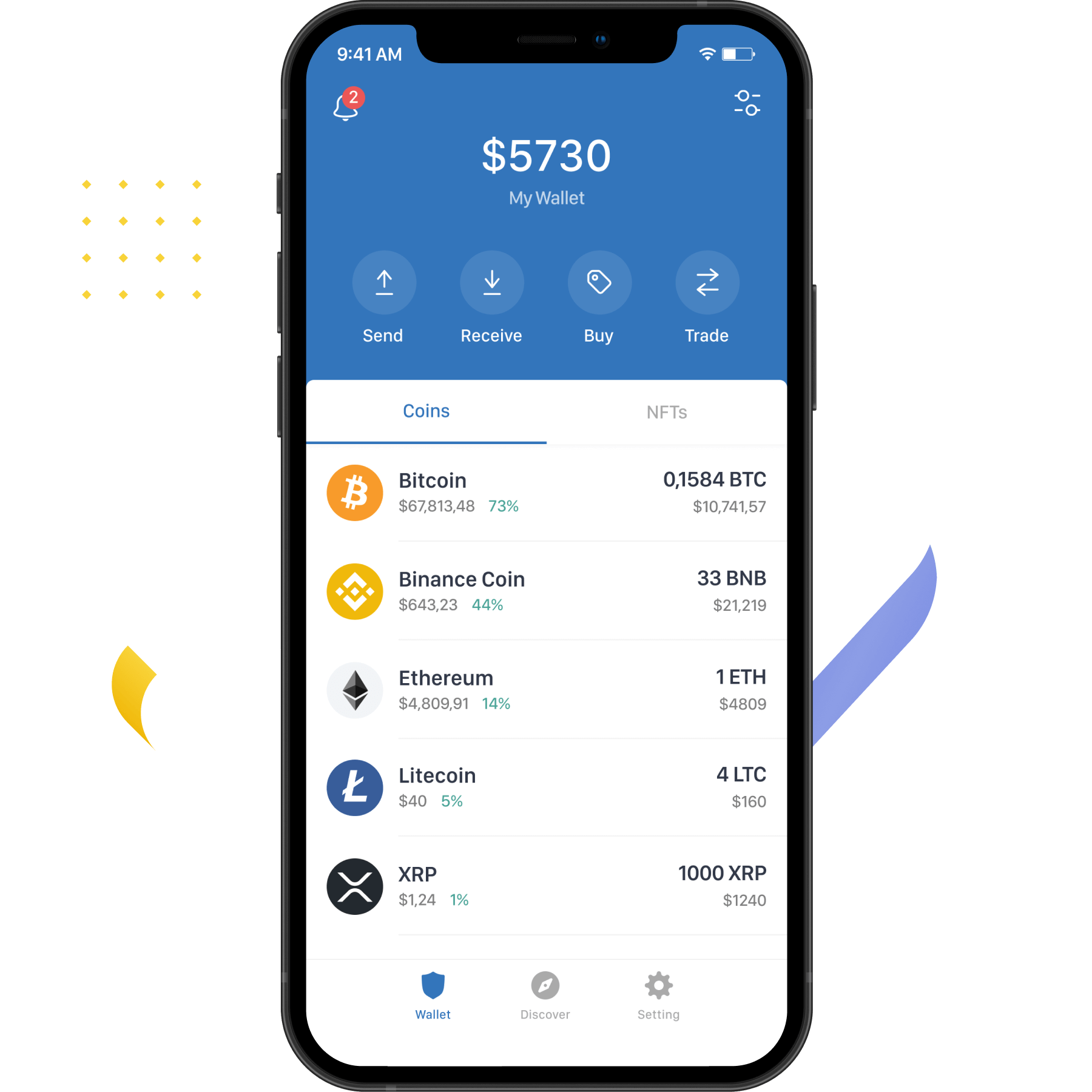 Trust Wallet interface